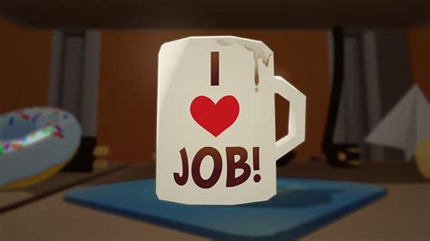 i love job mug job simulator|Job Simulator Game Statue by Vanript .